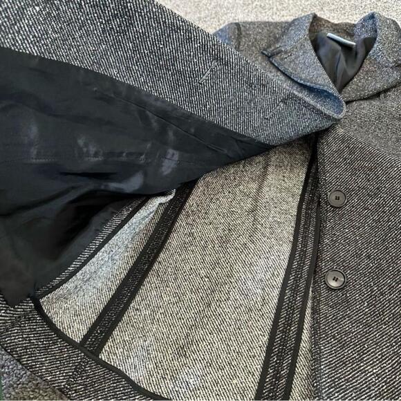 Akris Punto Wool And Silk Blend Blazer Jacket Size 8 - Picture 5 of 14